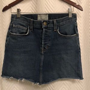 Current/Elliot size 26 jean skirt